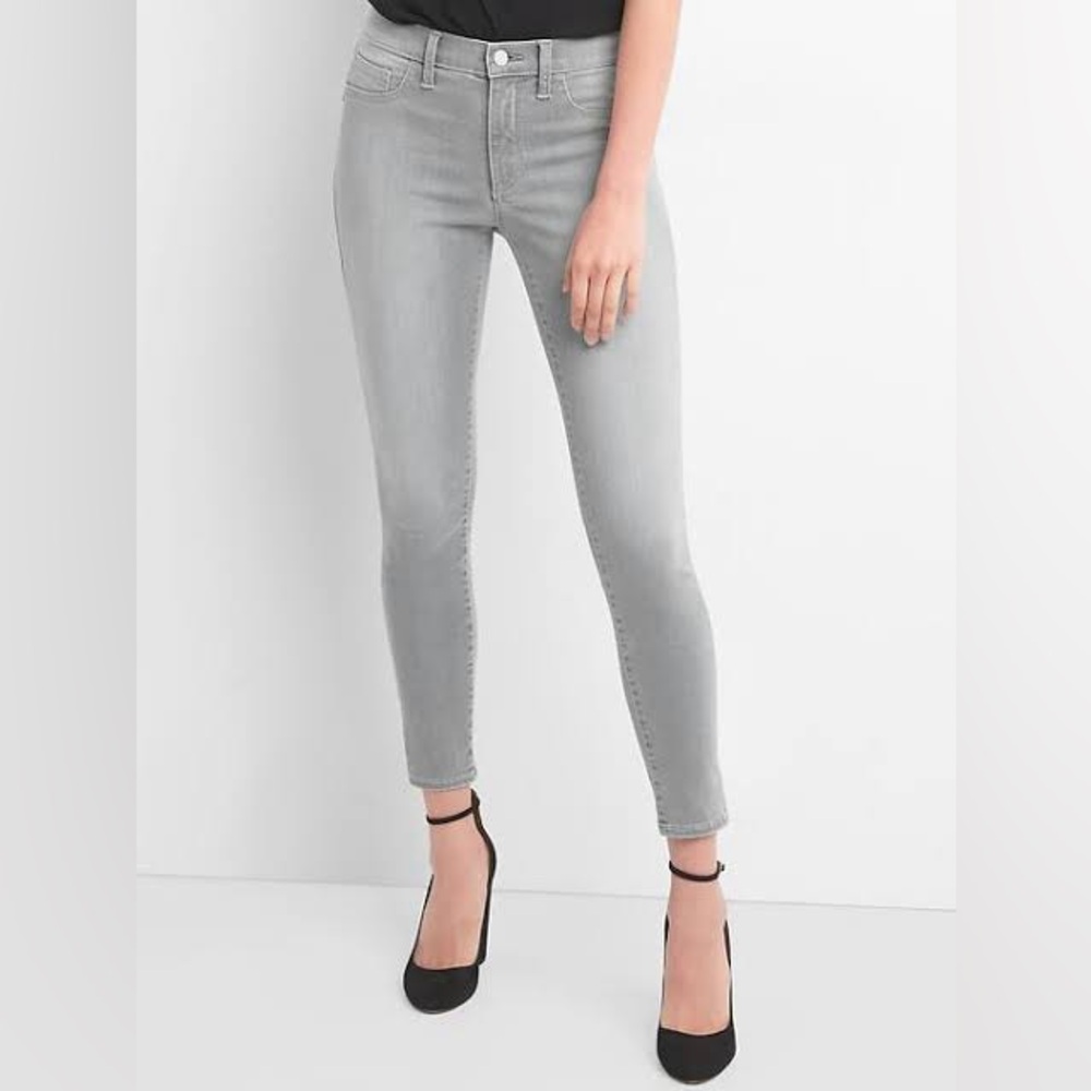GAP 1969 Midrise Easy Legging - Dolphin Grey - Sz 27